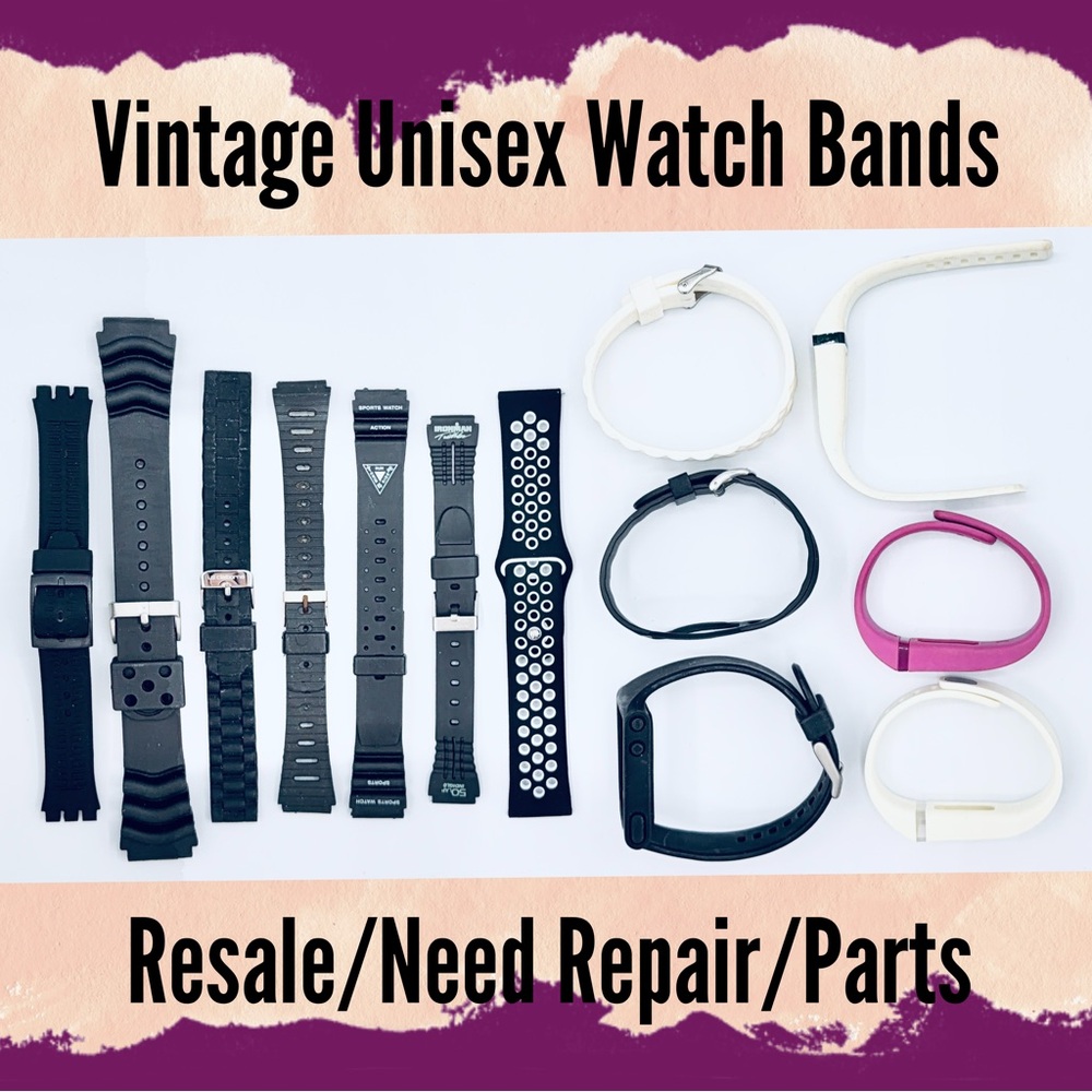 13 Used Men’s & Women’s Watch Bands Lot/Bundle